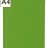 Semikolon A4 Classic Linen Cover Notebook, 8.5 X 12 Inches, 144 Lined Pages, 100g Cream Colored Paper, Lime (02512)