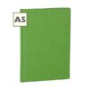 Semikolon A5 Classic Linen Cover Notebook, 6 X 8.4 Inches, 144 Blank Pages, 100g Cream Colored Paper, Lime (10112)