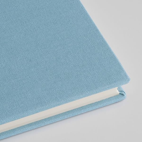 Semikolon A5 Classic Linen Cover Notebook, 6 X 8.4 Inches, 144 Blank Pages, 100g Cream Colored Paper, Lime (10112) - Image 4