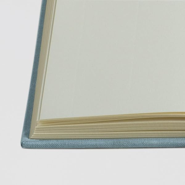 Semikolon A5 Classic Linen Cover Notebook, 6 X 8.4 Inches, 144 Blank Pages, 100g Cream Colored Paper, Lime (10112) - Image 6