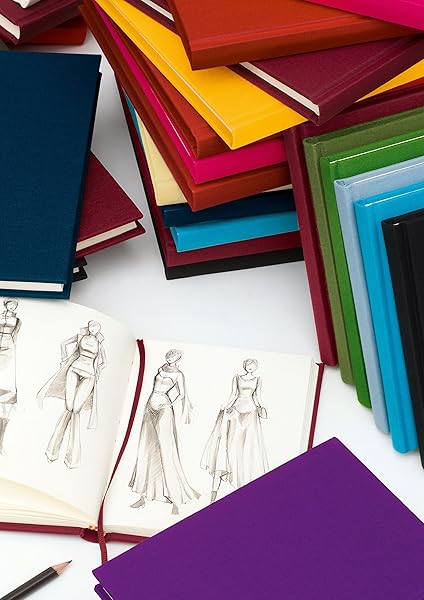 Semikolon A5 Classic Linen Cover Notebook, 6 X 8.4 Inches, 144 Blank Pages, 100g Cream Colored Paper, Lime (10112) - Image 7