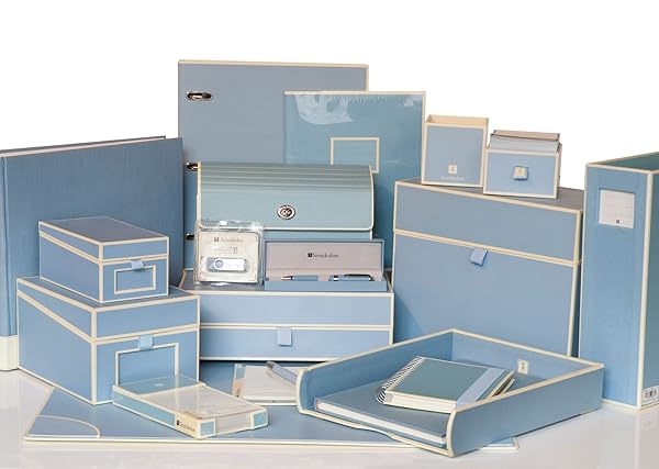 Semikolon Classic Bound Linen Writing Book, Ciel Sky Blue (02309) - Image 3