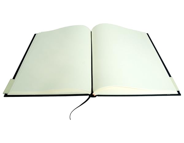 Semikolon Classic Letter/A4 Size Bound Linen Blank Book, Brown (10210) - Image 3