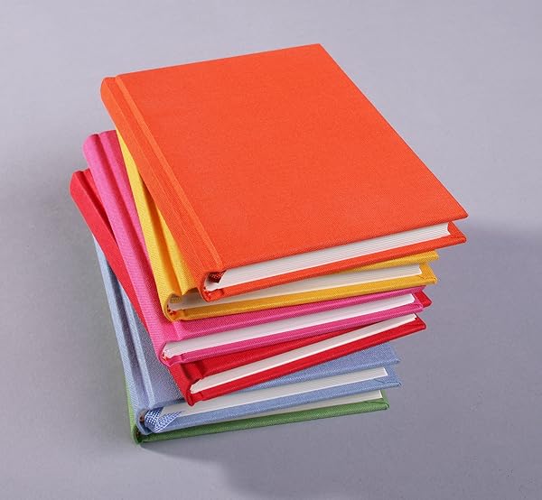 Semikolon Classic Letter/A4 Size Bound Linen Blank Book, Ceil Sky Blue (10209) - 画像 (6)