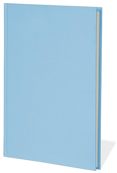Semikolon Classic Letter/A4 Size Bound Linen Blank Book, Ceil Sky Blue (10209)