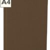 Semikolon Notebook A4 lined brown +++ 80 sheets stamped hand made paper (lined) +++ stylish SKETCH- and NOTEBOOK +++ Quality made
