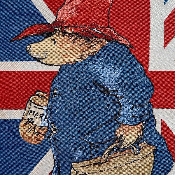 Signare Tapestry Union Jack Paddington Bear™ with Marmalade Flat Bag Reusable Grocery Shopping Eco-Friendly Tote Bag for Women with Paddingt, Flat Bag, Medium - Image 4