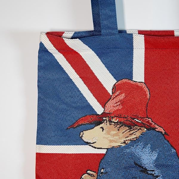 Signare Tapestry Union Jack Paddington Bear™ with Marmalade Flat Bag Reusable Grocery Shopping Eco-Friendly Tote Bag for Women with Paddingt, Flat Bag, Medium - Image 7