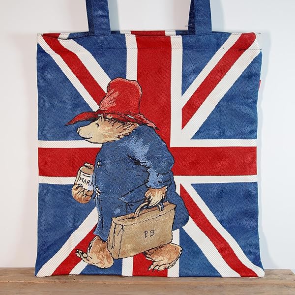 Signare Tapestry Union Jack Paddington Bear™ with Marmalade Flat Bag Reusable Grocery Shopping Eco-Friendly Tote Bag for Women with Paddingt, Flat Bag, Medium - Image 8