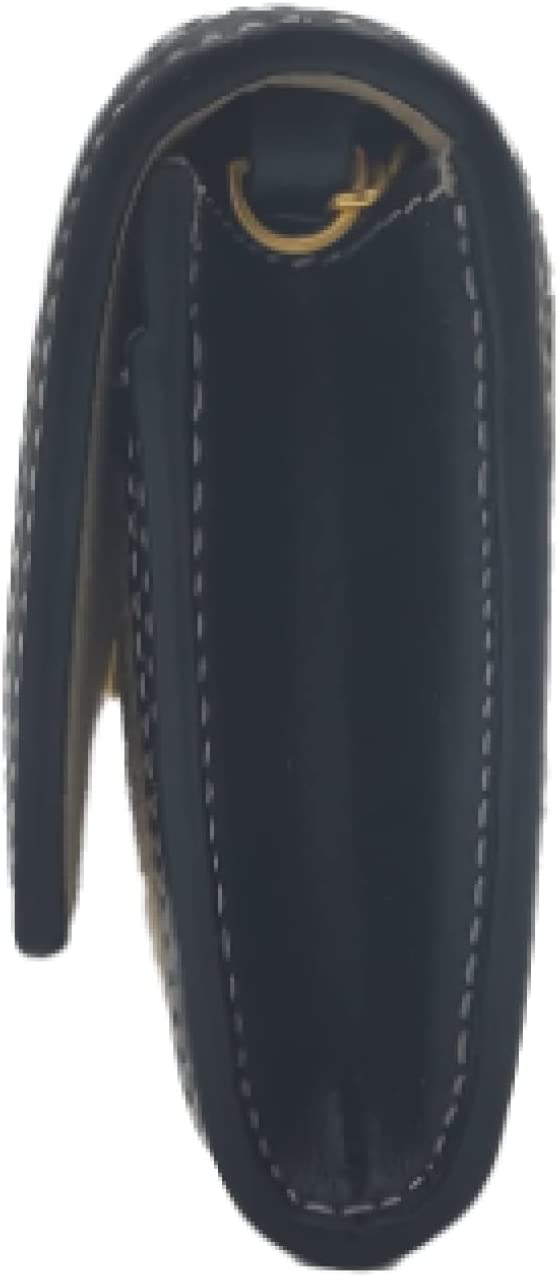 Tory Burch 136230 Juliette French Linen Tan/Black With Gold Hardware Women Chain Wallet***Previously Loved*** - Image 4