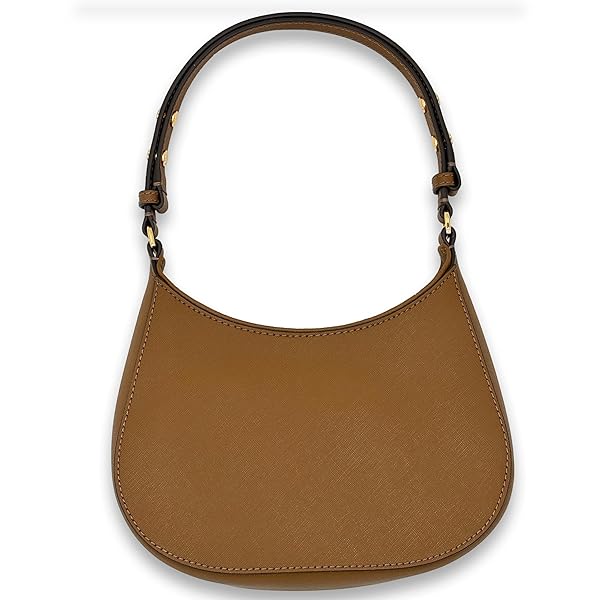Tory Burch 150258 Emerson Moose Brown Saffiano Leather With Gold Hardware Women's Shoulder Bag - Image 3