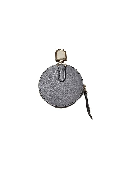 Tory Burch 150410 Thea Pebbled Leather With Gold Hardware Women's Coin Pouch (Gray Heron) - Image 4