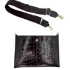 Tory Burch Blake Croc Embossed Swingpack 149551 Dark Mahogany 903