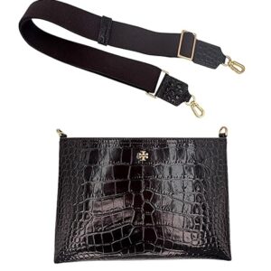 Tory Burch Blake Croc Embossed Swingpack 149551 Dark Mahogany 903