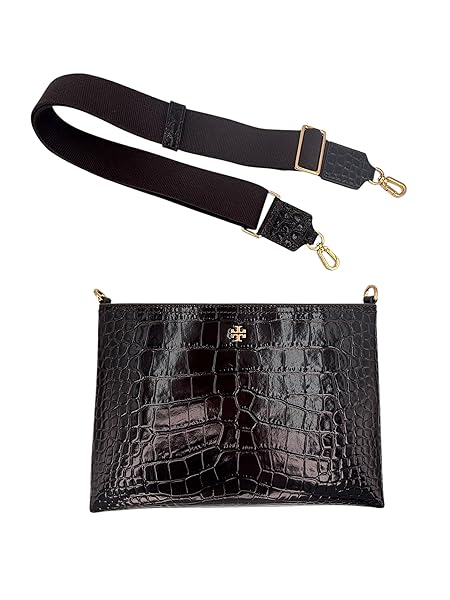 Tory Burch Blake Croc Embossed Swingpack 149551 Dark Mahogany 903