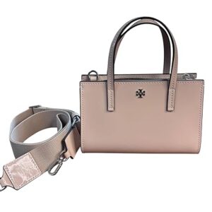 Tory Burch Blake Patent Mini Tote 164018 Soft Pink 610 One Size 7.75" x 4.5" with Detachable/adjustable strape