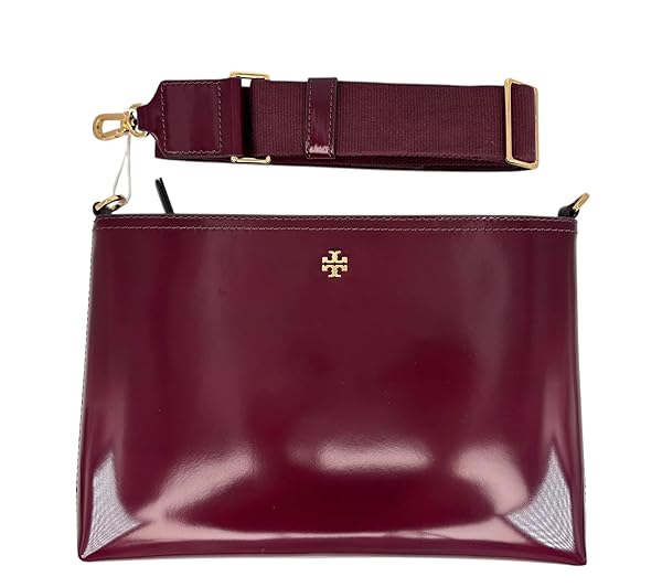 Tory Burch Blake Patent Swingpack 156480 Royal Burgundy 627