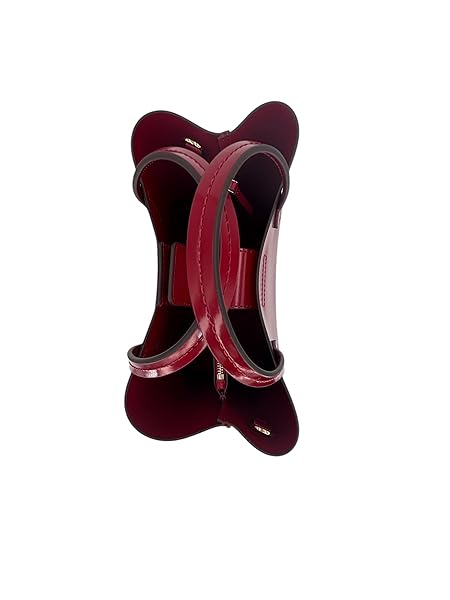 Tory Burch Blake Small Tote Handbag 156481, Patent Leather, Lipstick Red 600, Detachable Strap - Image 3