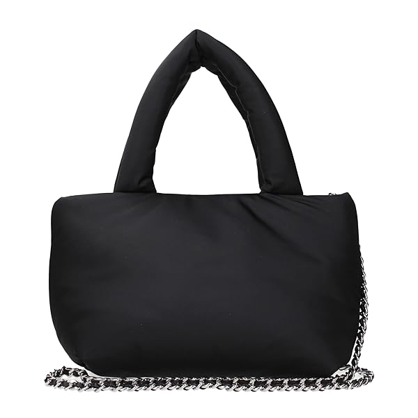 Tory Burch Britten Nylon Puffy Mini Tote (Black) - Image 4