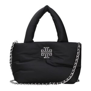 Tory Burch Britten Nylon Puffy Mini Tote (Black)