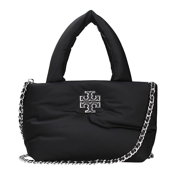 Tory Burch Britten Nylon Puffy Mini Tote (Black)