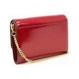 Tory Burch Emerson Chain Wallet Crossbody/Clutch (Red Patent Leather) - Image 4