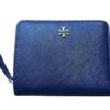 Tory Burch Emerson Mini Wallet 147606 Tory Navy w Saffiano leather