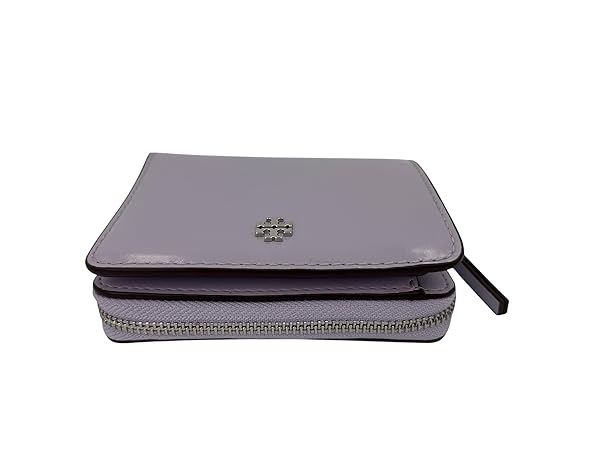 Tory Burch Emerson Patent Mini Wallet 149910 Violet Sky 537 Shiny Patent Leather - Image 3