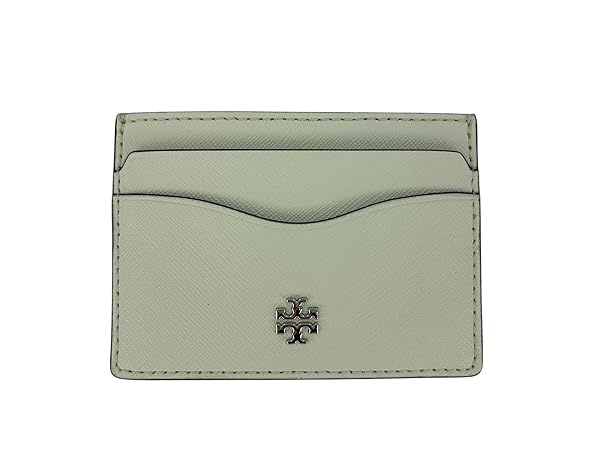 Tory Burch Emerson Slim Card Case 136101 Meadow Mist 400 Mint