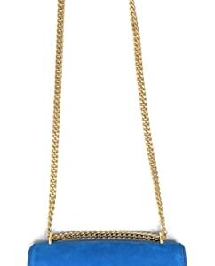 Alternative view of Tory Burch Emerson Suede Flap Adjustable shoulder Bag 139586 Gentian 488