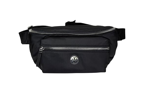 Tory Burch Nylon Belt Bag Fanny Pack Waist Bag (Black) - Image 5