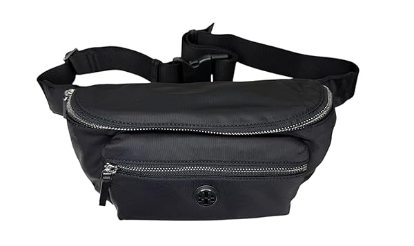 Tory Burch Nylon Belt Bag Fanny Pack Waist Bag (Black) - Image 6