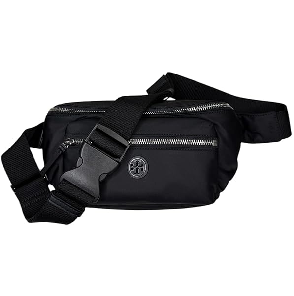 Tory Burch Nylon Belt Bag Fanny Pack Waist Bag (Black) - Image 8