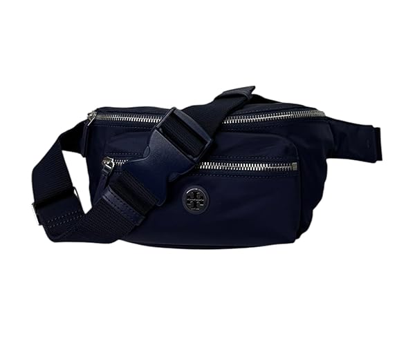 Tory Burch Nylon Belt Bag Fanny Pack Waist Bag (Tory Navy) - Image 3