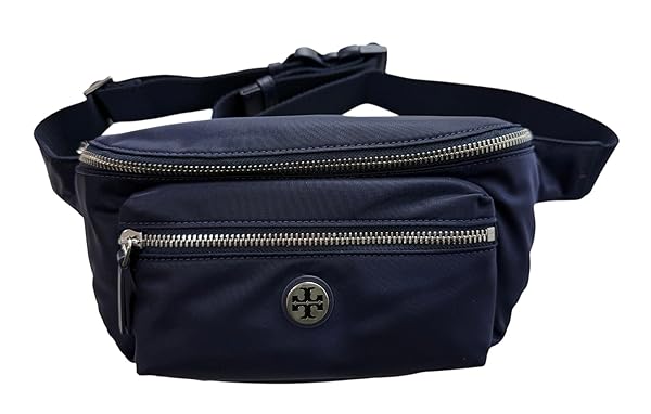 Tory Burch Nylon Belt Bag Fanny Pack Waist Bag (Tory Navy)