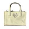 Tory Burch Nylon Printed Ella Mini Tote 146437 Lemon Sugar One Size 7" x 4.5"