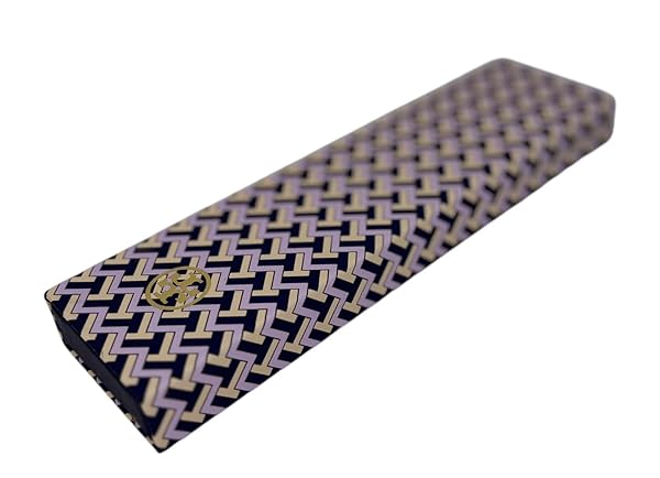 Tory Burch Patterned Lead Pencil Set of 6, Red and White Chevron Design (Navy)