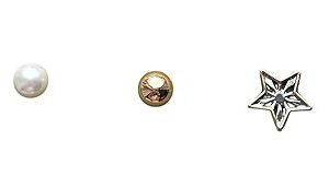 Tory Burch Stud Earring Set: Gold, Silver, and Pearl