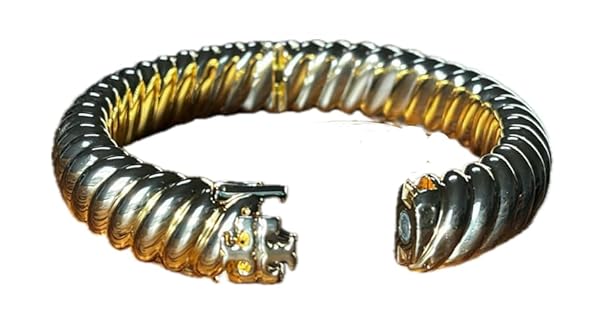 Tory Burch Textured Rope Logo Bangle Gold - 画像 (3)