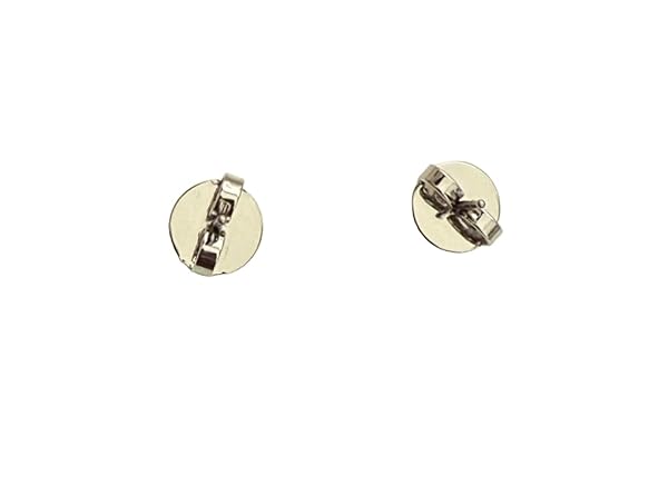 Tory Burch Textured Rope Logo Pearl Drop Earring (Tory Silver Pearl) - Image 5