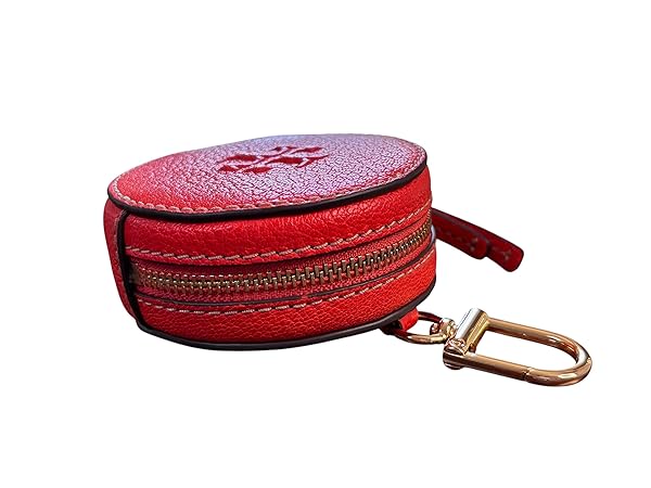 Tory Burch Thea Coin Pouch Poppy Red - Image 3