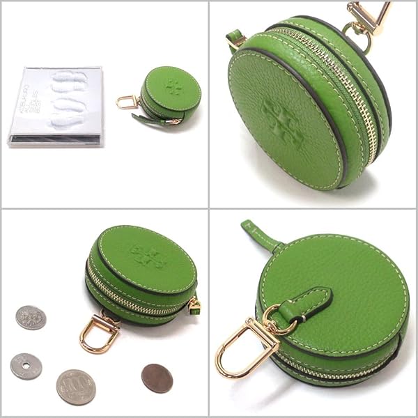 Tory Burch Thea Coin Pouch Wheatgrass Green - Image 3