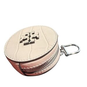 Tory Burch Thea Embossed Coin Pouch Clay/Soft Pink