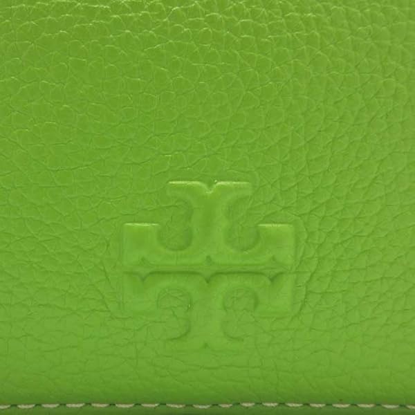 Tory Burch Thea Small Bucket Bag in Green Leather (Wheatgrass) - Image 7