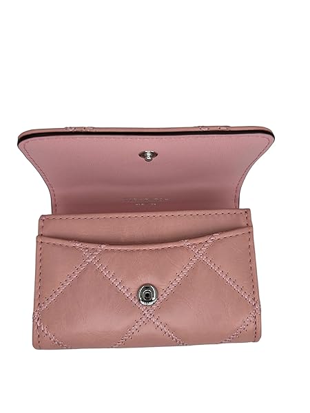 Tory Burch Willa Card Case 156096 Rose Sachet 668 Pastel Pink - Image 6