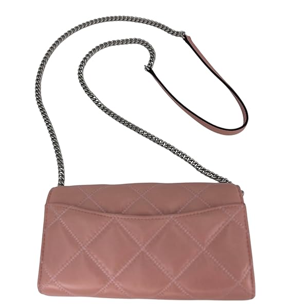 Tory Burch Willa Leather Chain Wallet 156095 Rose Sachet 668 - Image 4