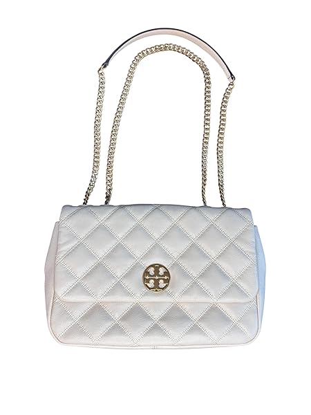 Tory Burch Willa Shoulder Bag New Brie One Size Quilted Leather Convertible Chain Strap - Image 3