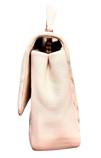Tory Burch Willa Shoulder Bag New Brie One Size Quilted Leather Convertible Chain Strap - Image 5