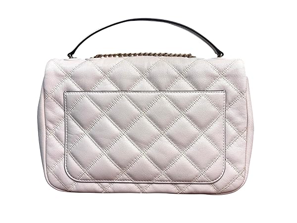 Tory Burch Willa Shoulder Bag New Brie One Size Quilted Leather Convertible Chain Strap - Image 6