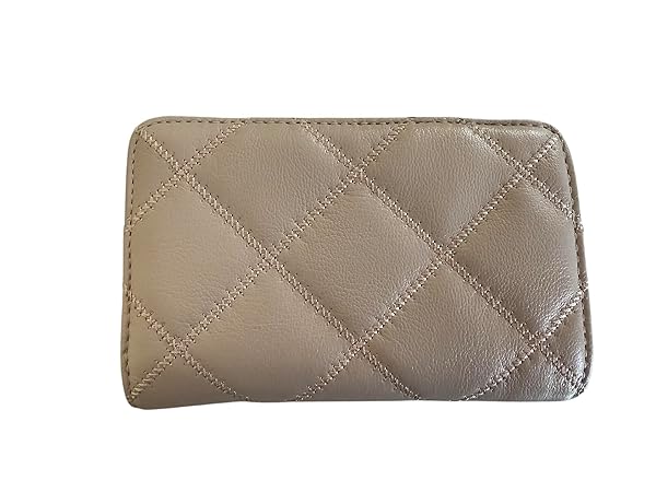Tory Burch Willa Soft Quilt Medium Leather Wallet, Fuchsia, Diamond Stitched - Image 3